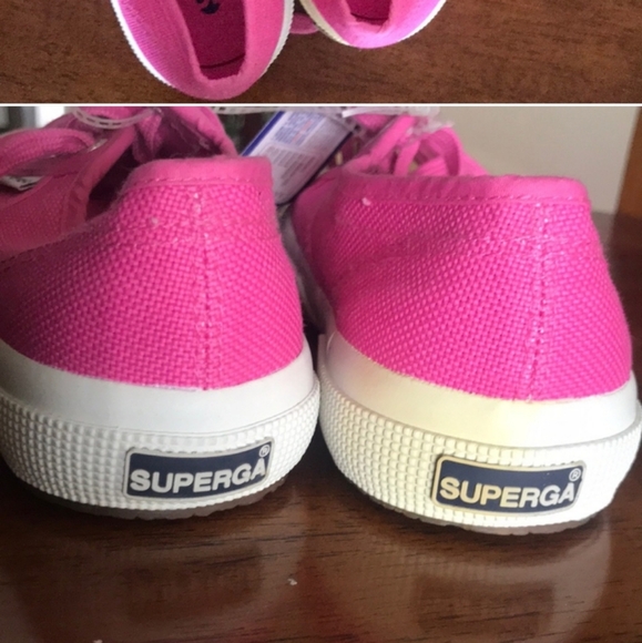 Womans Superga 2750 Cotu Classic Sneakers Pink Fushia - Picture 4 of 5